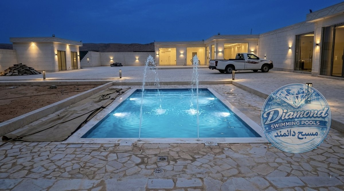 Swimming pool installation Jeddah Saudi Arabia